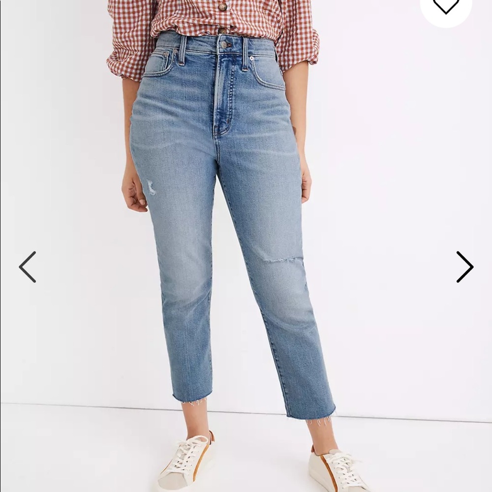 Madewell Curvy Perfect Vintage Jean in Coffey Wash